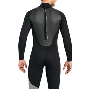 Traje de Neopreno Unisex de Cuerpo Entero con Cierre en el Pecho, Estampado, Manga Larga, Cuello Redondo, 2.0mm, Bloques de Color, Impermeable, para Todas las Estaciones, Adulto - Product Image 4