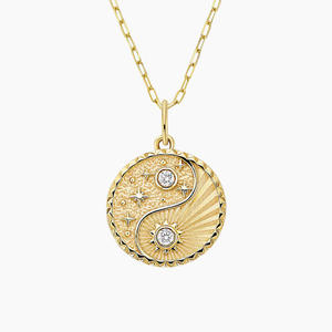 จี้เพชรรูปดาวหยินหยาง - Product Image 1