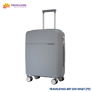 Ensemble de valises rigides antivol de luxe personnalisées haut de gamme en PP avec roues 360° et serrure numérique TSA, chariot premium Vietnam B2B - Product Image 5