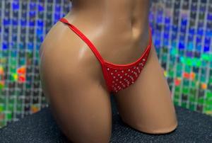 Ensembles de bikinis deux pièces avec strass et un design de soutien-gorge étoilé unique, conception personnalisée, faible MOQ - Product Image 3