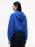 Sweat-shirt unisexe personnalisé en polaire à fermeture éclair, coupe ample, couleur unie, avec poche avant, style oversize, décontracté, anti-boulochage, pour le hip-hop