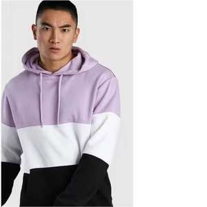 Sweat-shirts d'hiver pour hommes, couleur unie, haute qualité, OEM ODM, 100% coton, tissu polaire, nouveau design, pull-over, doux, pour adultes - Product Image 2