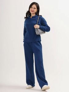 Conjunto Casual Premium de Invierno para Mujer, Tejido de Punto Acanalado Suave al Tacto, Elegante, Manga Larga, de Proveedor de India al Mejor Precio - Product Image 3
