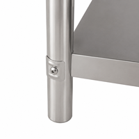 Werkblad van roestvrij staal 201 304, 18 gauge, zwaar metaal, voor professionele restaurantkeukens