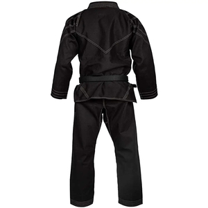 Kimono de BJJ VICS SPORTS para Adultos Unisex, Camuflaje Amarillo, Pantalones Negros, 100% Algodón, Secado Rápido, Ajustado, para Artes Marciales - Product Image 6