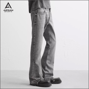 Jeans en denim slim fit tendance Aifran pour hommes, jeans extensibles, fournisseur en gros - Product Image 6