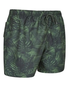 Shorts pour hommes personnalisés, style sportif décontracté, imprimé floral, respirant, écologique, séchage rapide, taille haute élastique - Product Image 2
