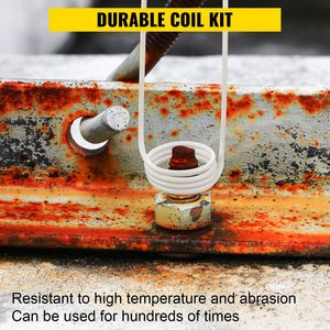 Kit di 8 Bobine per Riscaldatore a Induzione di Varie Lunghezze, Strumento Resistente al Calore per Rimozione Bulloni e Viti, Pratico per l'Uso Quotidiano - Product Image 3