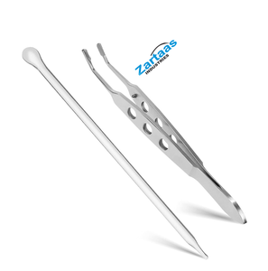 Pince à expresser les glandes de Meibom et à masser les paupières iplusmile en acier inoxydable - Forceps pour yeux secs 12cm - Product Image 1