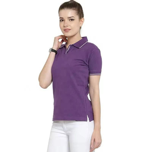 Chemise décontractée pour femme avec logo personnalisé, vêtements de golf respirants, séchage rapide, anti-plis, manches courtes en toile - Product Image 4