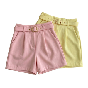 Women's High Waist Straight Wide Leg Shorts <b>Skirts</b> Quick Dry Oxford Fabric Fashion Joker Solid Color Casual New - Product Image 4