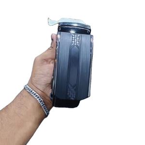 Cinturón de Hombre de Negocios, Casual, con Hebilla Automática de Metal, de Cuero Genuino, en Caja de Regalo - Product Image 2