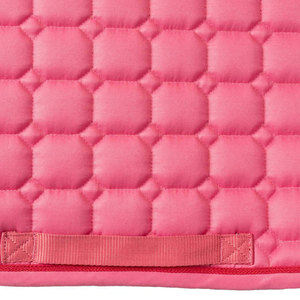Tapis de selle rose matelassé avec design respirant pour l'équitation - Product Image 3