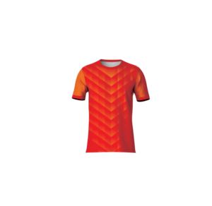 Maillot de sport personnalisé par sublimation, style unisexe, doux, confortable, séchage rapide, motif chevron pour impression en gros, promotion de marque - Product Image 2
