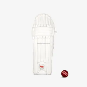 Protège-tibias de cricket ZAP Royal Crown pour adultes, protection élite, rembourrage haute densité, confort premium, niveau professionnel - Product Image 3