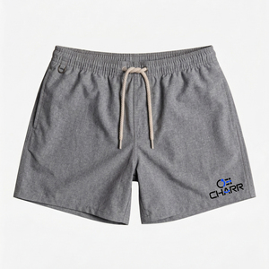 Trajes de Baño de Poliéster de Secado Rápido para Hombre, Ligeros, Casuales, para Playa, con Logotipo Frontal Personalizado, OEM - Product Image 1