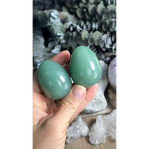 Huevos de Aventurina verde, piedras naturales a granel, artesanía de cristal, rocas de Reiki, Gema de Jade, huevos de Gema Feng Shui - Product Image 3