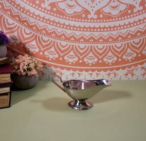Salsera de Metal Color Plata Vintage - Product Image 1