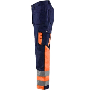 Pantalones de Seguridad OEM Personalizados, Ropa de Trabajo Reflectante de Alta Visibilidad, Uniforme Industrial para Construcción y Logística, Ropa de Seguridad Laboral Azul - Product Image 3