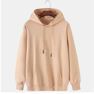 Sudadera con capucha oversize para hombre, estilo streetwear, de algodón grueso, con estampado personalizado y logotipo bordado. - Product Image 5