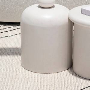 Mesa Auxiliar de Microconcreto Vandana Sierra Merino, Diseño Moderno y Minimalista - Product Image 1