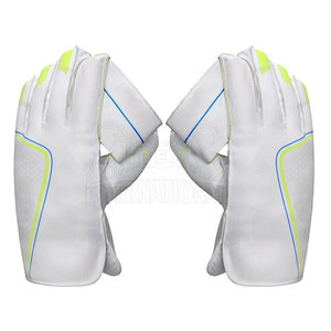 ถุงมือคริกเก็ตสำหรับผู้รับบอลมืออาชีพ ทำจากหนัง PU ใช้ได้ทั้งมือซ้ายและขวา เป็นมิตรกับสิ่งแวดล้อม บุนุ่มพิเศษ จับบอลได้ดีเยี่ยม ระบายอากาศได้ดี - Product Image 2