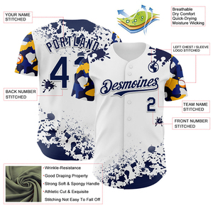 Camisetas de Béisbol Personalizadas de Alto Rendimiento, con Botones, 100% Poliéster, Talla Grande, Estilo Veraniego, para Fitness, Deportes, Clubes y Equipos - Product Image 3