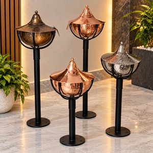 Lanterne torche Tiki décorative en métal, torche de jardin, décoration de patio extérieur pour hôtel de luxe et éclairage paysager - Product Image 6