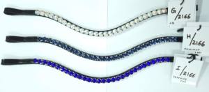 Venta al por mayor de diademas de lujo para caballos con cristales Rivoli de 10 mm, piezas de cuero genuino personalizadas para bridas ecuestres, fabricante. - Product Image 4