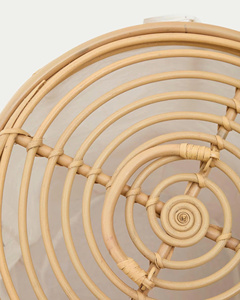 Tall Wicker Rattan Laundry <b>Hamper</b> With Cover Home Organization <b>Basket</b> <b>Hamper</b> Rustic Style - Product Image 6