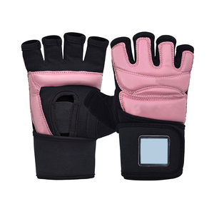 Gants de boxe MMA en cuir, sans doigts, pour le soutien des doigts, pour la boxe, le taekwondo, le combat thaï, le karaté, le sparring, les gants de taekwondo - Product Image 3