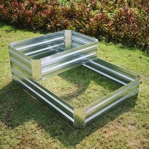 Maceta de jardín elevada de acero galvanizado estilo escalera, cama de jardín elevada para exteriores, caja de maceta de cama de jardín elevada de Vietnam - Product Image 1