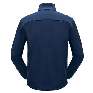 Chaqueta Soft Shell para Hombre, Cuello Alto, Cierre de Cremallera, Resistente al Viento, Corte Regular, para Otoño - Product Image 2