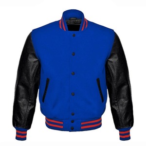 Premium Blank Wool Blend Varsity <b>Jacket</b> Custom Embroidery Classic Baseball Style <b>for</b> <b>Men</b> & Women - Product Image 3