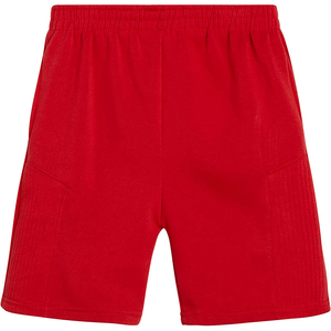 Shorts de sport décontractés pour hommes, couleur unie, en coton, style Bermuda, pour la course à pied, en tissu tricoté, pour l'entraînement des garçons - Product Image 5
