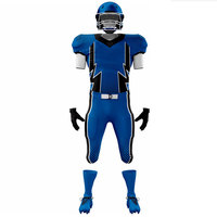 Uniforme de Fútbol Americano de Diseño OEM, el Más Popular, Talla Grande, Pantalones Cortos Impresos, Transpirable, Ligero, Colores y Logotipo Personalizables