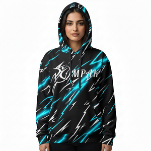 เสื้อฮู้ดดี้โอเวอร์ไซส์สไตล์ลำลองสำหรับทุกเพศ พร้อมดีไซน์พิมพ์ลายแบบซับลิเมชั่นความละเอียดสูง สำหรับแฟชั่นไลฟ์สไตล์ - Product Image 1