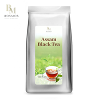 Bosmos Assam Zwarte Thee 600g Zakjes - HALAL/HACCP/ISO 22000 Gecertificeerd Tapioca Ball Bubble Tea Ingrediënten Rood 36 Maanden Houdbaarheid