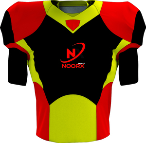 Maillot de football américain personnalisé en twill sublimé, ensemble uniforme de football américain avec nom d'équipe, marque NOORX SPORTS - Product Image 4