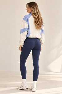 Conjunto Deportivo Ligero para Mujer, 2 en 1, Chaqueta con Cierre y Cuello Alto en Bloques de Color y Leggings de Cintura Alta - Product Image 3