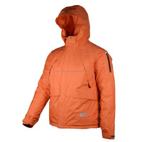 Veste en duvet de canard gris uni de haute qualité - Tex pour hommes et femmes, parka d'hiver décontractée avec capuche et fermeture éclair pour les activités de plein air