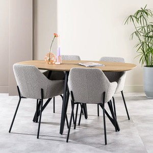 Modern Luxury 5-Piece Solid Wood Octagonal <b>Foldable</b> Dining <b>Table</b> 4 <b>Chair</b> Set High-Density Foam Eco-Friendly Restaurant - Product Image 1