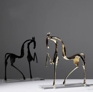 Modern Brass Bird Sculpture Artistic <b>Figure</b> Tabletop Decor for Living Room Handmade Animal Theme Design - Product Image 3
