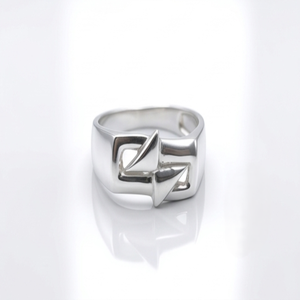 แหวนวงแหวนรูปทรงจีโอด DIVYORO - Product Image 1
