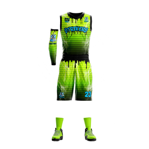 Conjunto de Uniformes de Baloncesto Transpirables, Tallas Grandes, Estilos Personalizados, Sublimados - Product Image 2