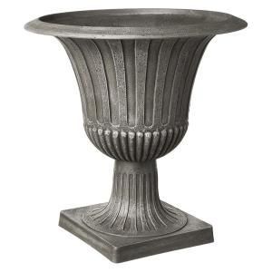 Urne de jardin en aluminium rose avec sculpture florale, pot de fleurs classique pour l'extérieur, pour plantes ou fleurs, design sculpté à la main - Product Image 2