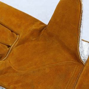 Guantes Tácticos HSI HSI-WG49 para Bombero, Aluminizados, de Cuero Vacuno Dividido, Resistentes a Cortes, Ignífugos, de Protección para Soldadura TIG/MIG - Product Image 5