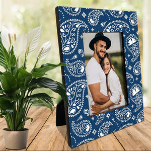 Cadre photo en résine imprimé personnalisé, présentoir de photos rectangulaire ou carré en fer de style moderne et vintage pour le bricolage - Product Image 1