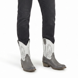 Botas Vaqueras de Cuero para Hombre, con Bordado Artístico, Punta Cuadrada, Invierno, Logotipo Personalizado, Hechas a Mano, Alta Calidad - Product Image 2