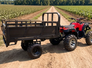 Remorque à benne basculante LNA en stock pour VTT 250cc, utilitaire durable pour la ferme - Product Image 1